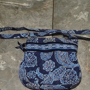 Vera Bradley Navy Paisley Crossbody Bag